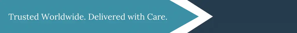 Footer Trusted World Wide. Delivered With Care.