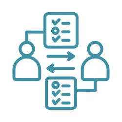 Assess icon to work with businesses to identify the right logistics solution and partner for their needs